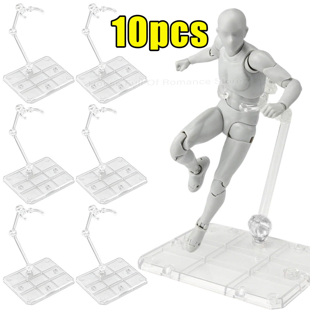 Model Kit Eva - 2/5/10 Stück Montage-Actionfiguren-Displayhalter, Basis für Puppenmodelle,