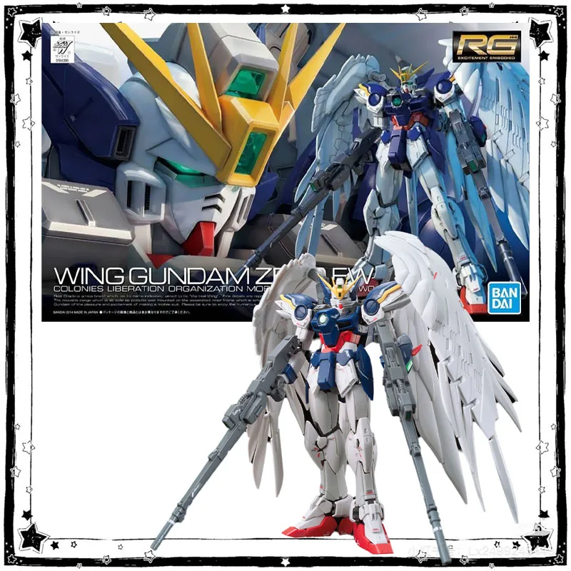 Model Kit Wing Zero - Auf Lager Bandai Gundam Modellbausatz Anime-Figur