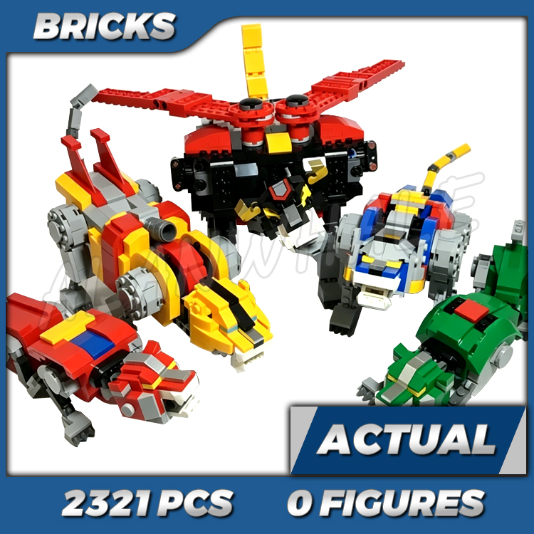 Model Kit Voltron - 2321 Teile Ideas Voltron Super Roboter