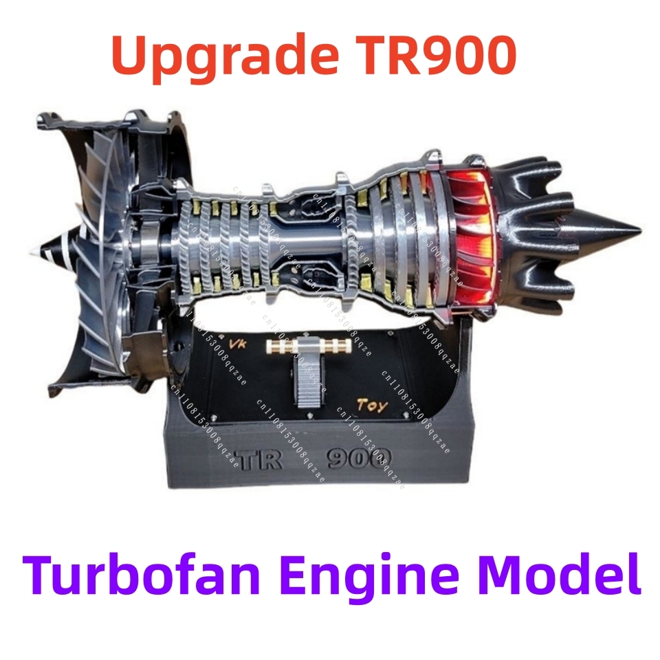 Model Kit Jet - Upgrade TR900 Turbofan-Motormodell DIY-Bausatz Hochgeschwindigkeits-Flugzeugstrahltriebwerk 3D-Druck