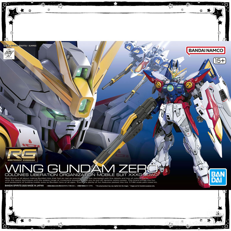 Model Kit Wing Zero - Auf Lager Bandai Gundam Modellbausatz Anime-Figur