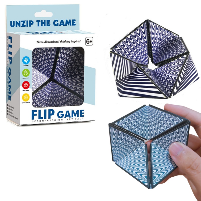 Model Kit Infinite Dimension - Unendliche 3D Zauberwürfel Unregelmäßige Flip Puzzle
