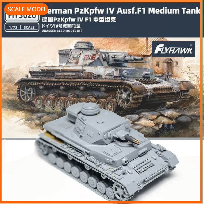 Model Kit F1 - 1/72 Flyhawk Modellbausätze FH3026 Deutscher Pz.Kpfw.