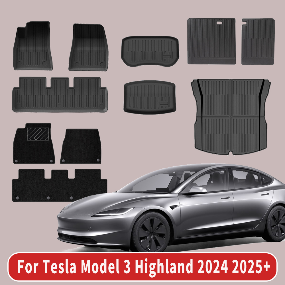 Weathering Model Kit - TPE-Fußmatten für Tesla Model 3 Highland