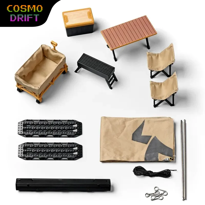 Model Kit Simulator - Mn Model Mn-85k 1:12 Maßstab Simulations-Camping-Outdoor-Ausrüstungsmodell-Set
