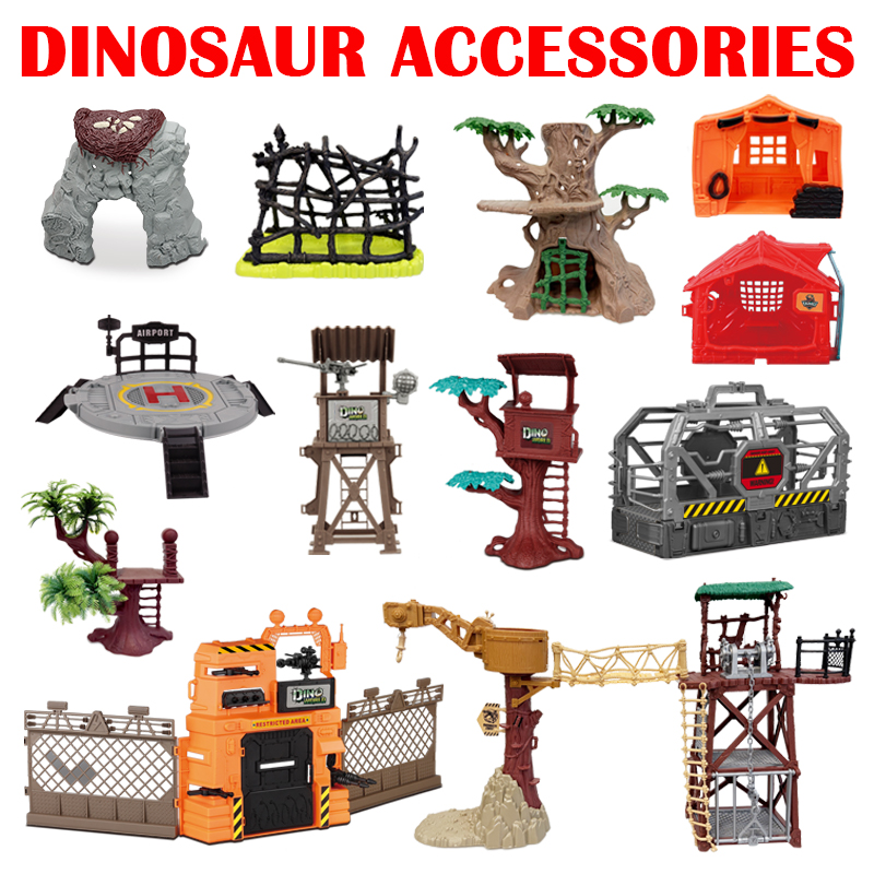 Model Kit Jurassic Park - DIY Dinosaurier Jurassic World Szenen-Dekoration Spielzeug