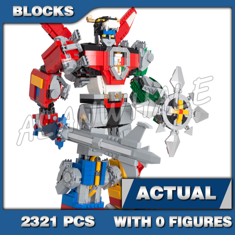 Model Kit Voltron - 2321 Stück Ideen Voltron Super Robot