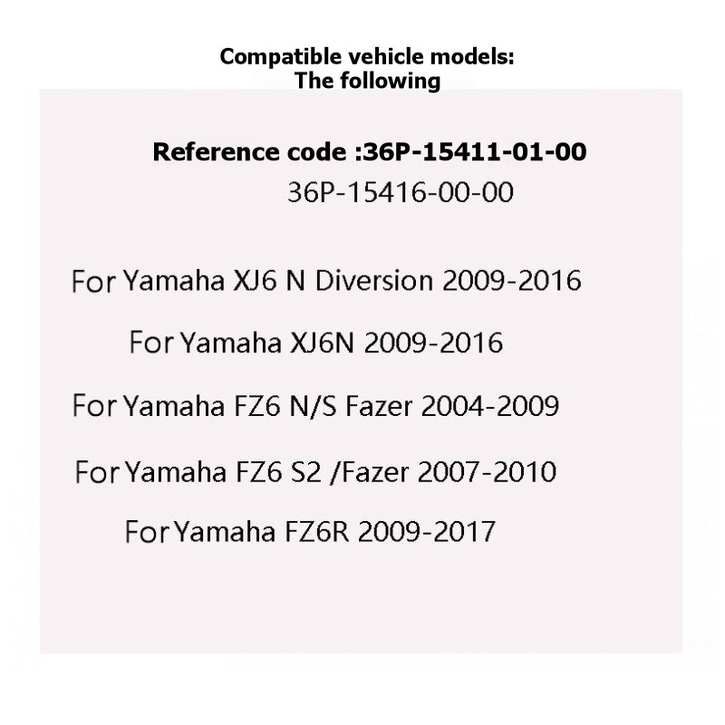 Model Kit Engine - Motorrad-Motorschutz-Anti-Drop-Block-Kit für 2009–2016 für XJ6N FZ6-Modelle
