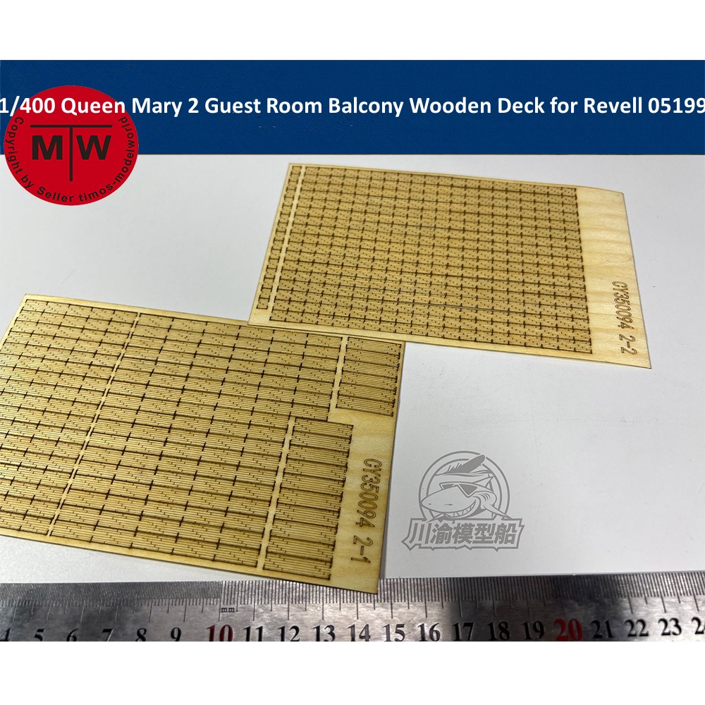 Model Kit Revell - 1/400 skala Queen Mary 2 Zimmer