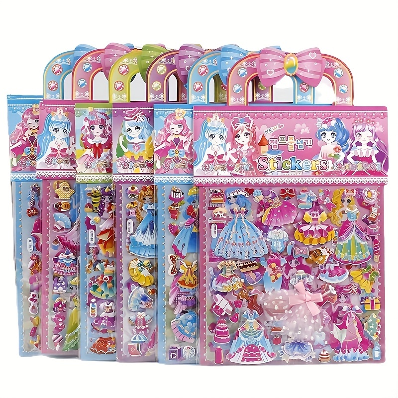Model Kit Eva - Prinzessin Dress Up Puffy Aufkleber Pad