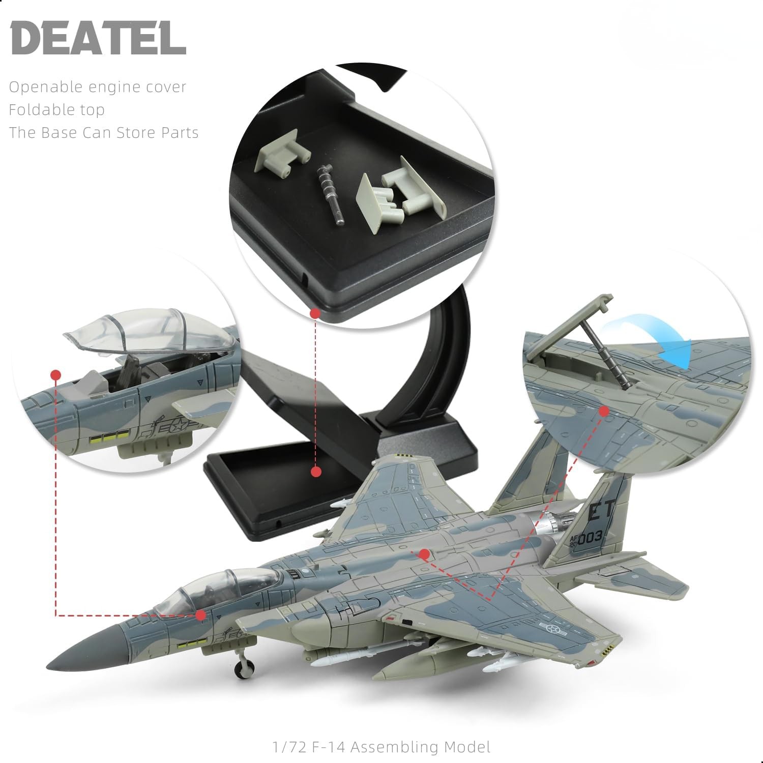 1/72 F-15EX Eagle II Amerikani – Model Kit Jet Bewertung und Preis