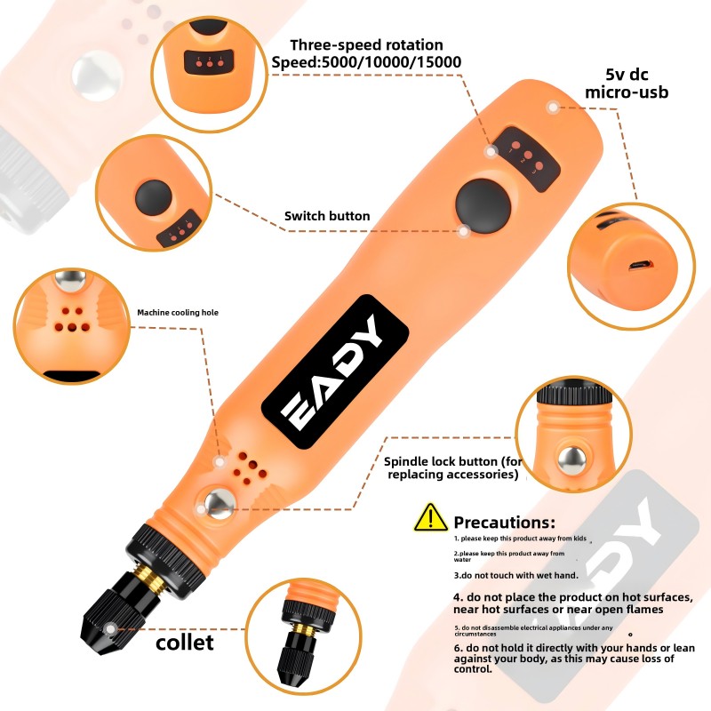USB-Akku-Rotationswerkzeug-Set – Model Kit Store Bewertung und Preis