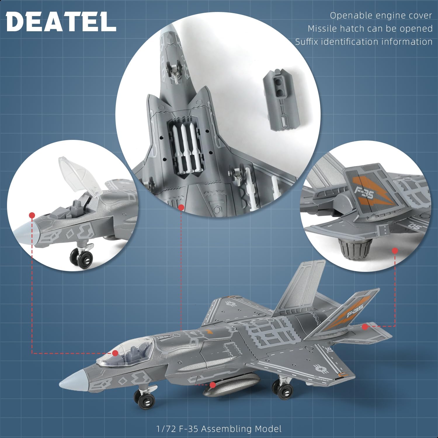 1:72 Maßstab F-35 Kampfjet Sch – Model Kit Jet Bewertung und Preis