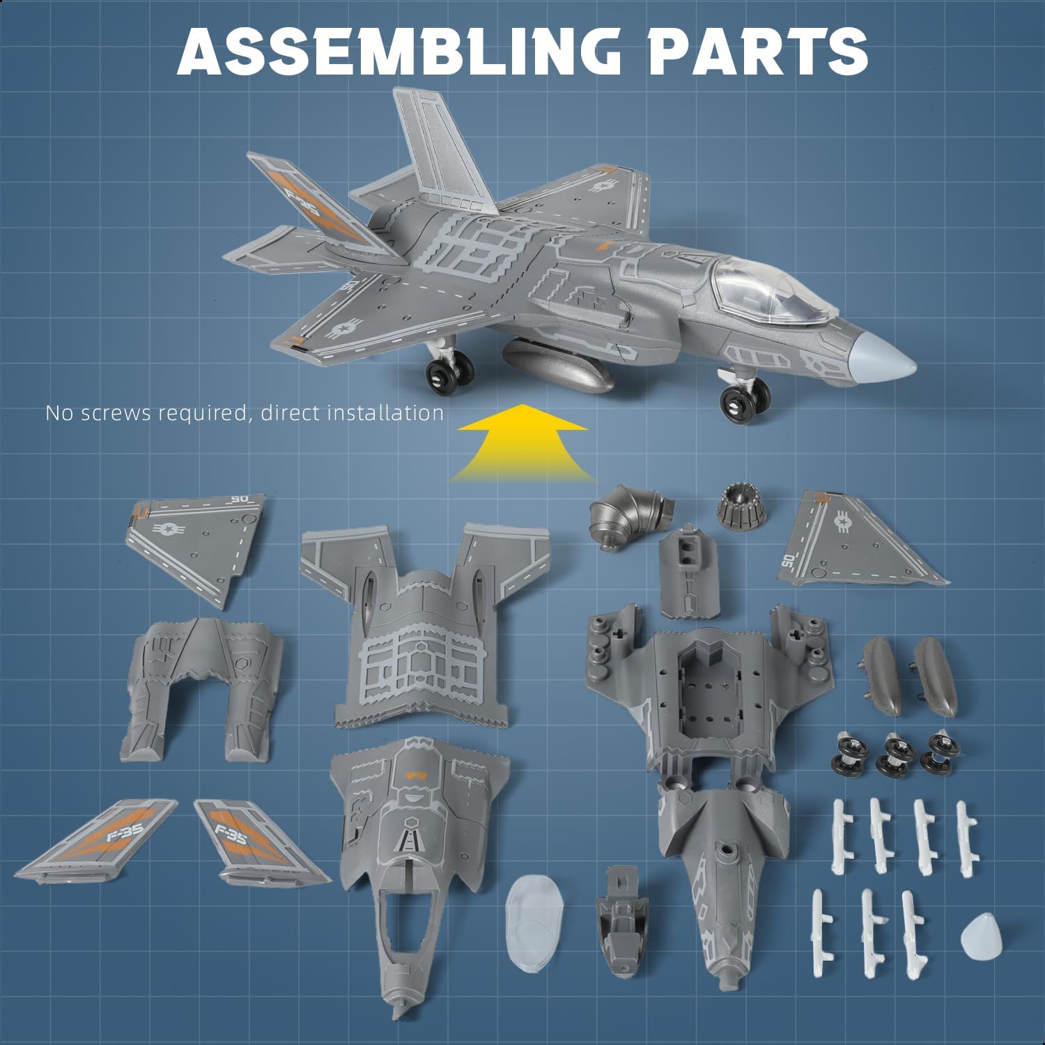 1:72 Maßstab F-35 Kampfjet Sch – Model Kit Jet Bewertung und Preis