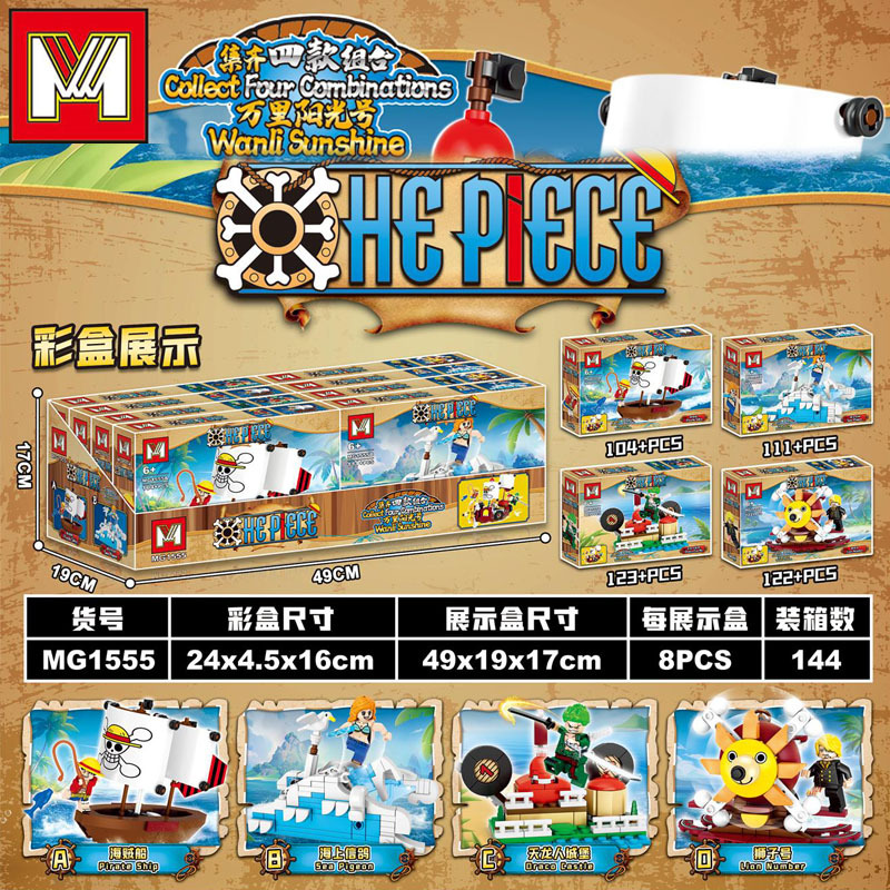 4-in-1 One Piece THOUSAND SUNN – Model Kit Thousand Sunny Bewertung und Preis