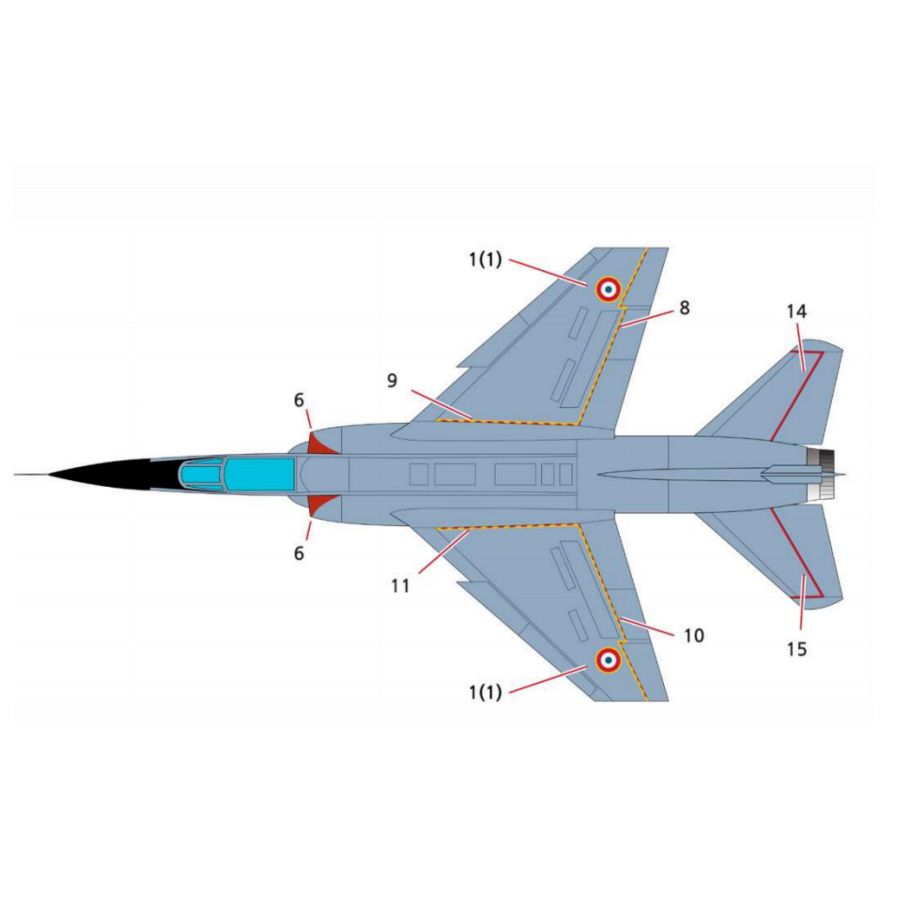 AC12665 ACADEMY 1/144 Dassault – Model Kit F1 Bewertung und Preis