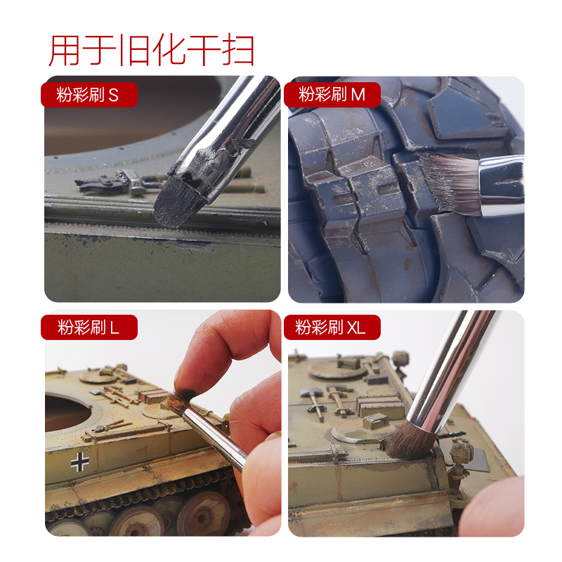 Pastellpinsel für maßstabsgetr – Weathering Model Kit Bewertung und Preis